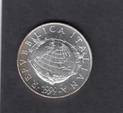 Beschrijving: 5.000 Lire GLOBE